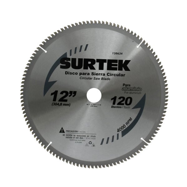 Disco para sierra circular para corte madera 30 dientes, 10" Surtek