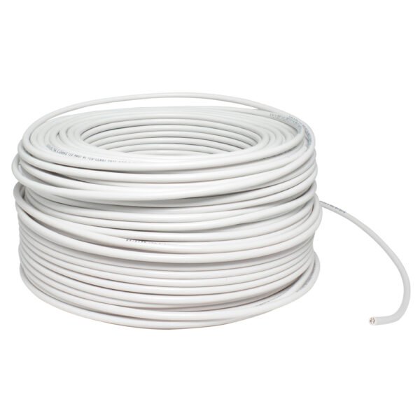 Cable eléctrico THW calibre 10, 100 m color blanco Surtek