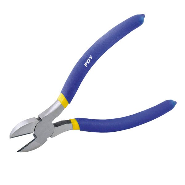 Pinza para electricista con mango con doble plastisol de 7", corte diagonal Foy