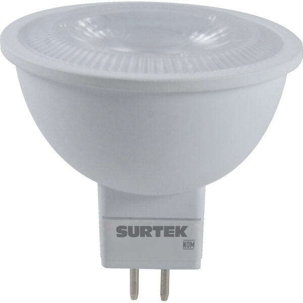 Lámpara de LED Tipo MR16, 4.5 W luz cálida Surtek