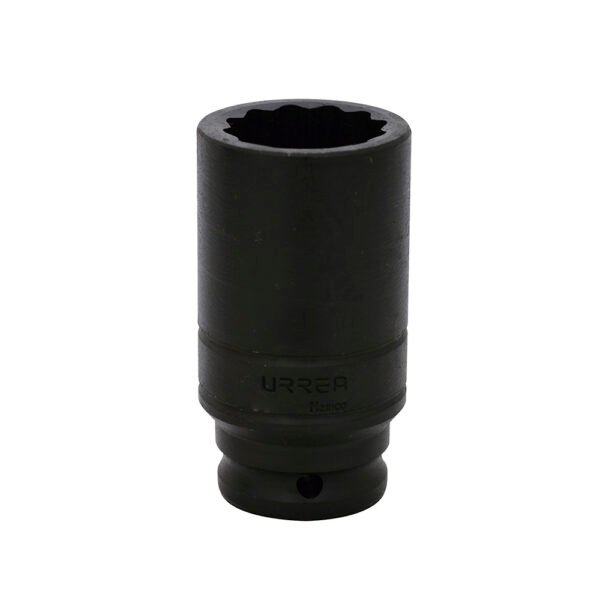 Dado de impacto largo cuadro de 1/2", 12 puntas, métrico, 22 mm Urrea